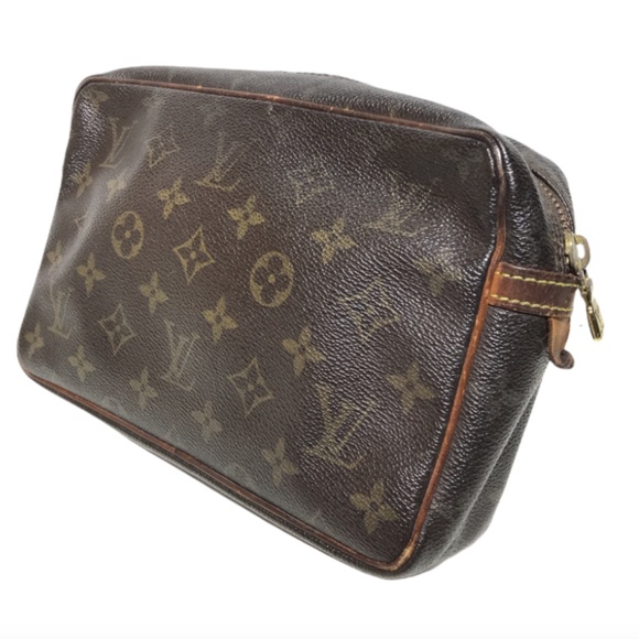 💥Louis Vuitton MONOGRAM LEATHER CLUTCH VINTAGE💥SPECIAL AUCTION TONIGHT‼️ - Picture 2 of 13